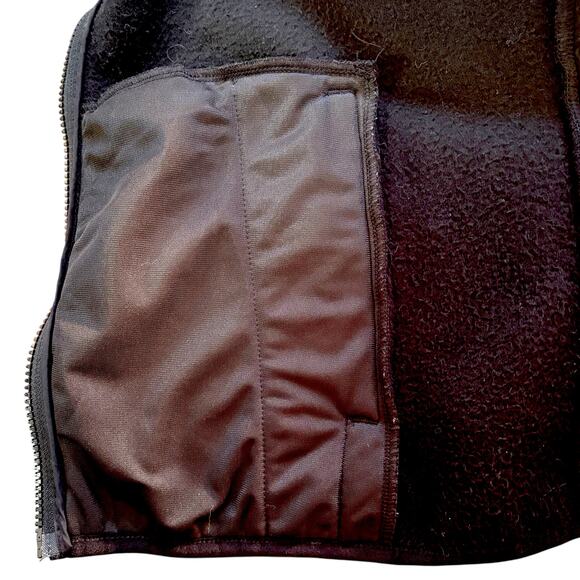 Dakini Black Fleece Vest Size Large Full Zip Pockets Outdoor Hiking Layer - Picture 8 of 10